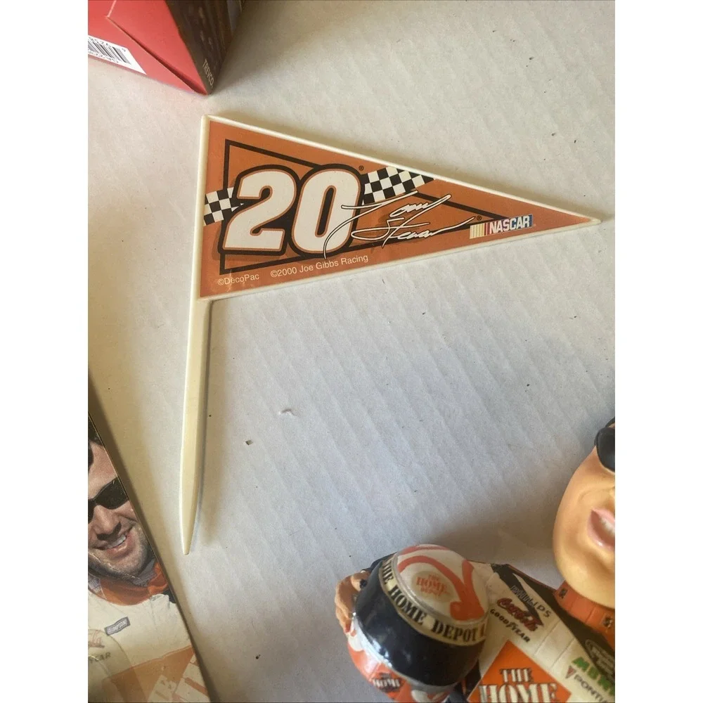 Tony Stewart memorabilia nascar Bundle, Home Depot #20 Hot wheels, Night Light